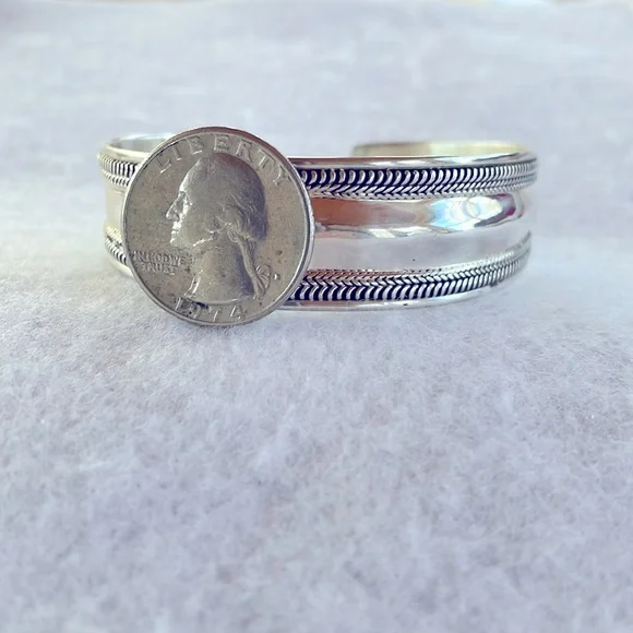 Sterling Silver Cuff - Picture 3 of 4